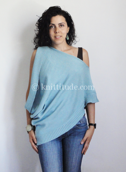 Blue Trendy Sweater