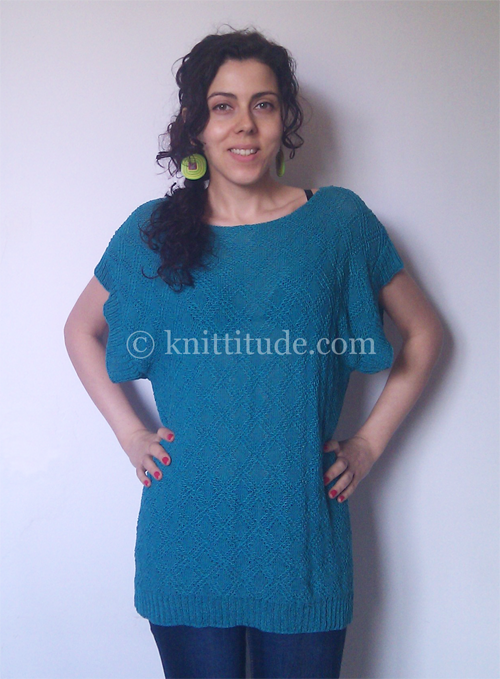 Casual Turquoise Tunic