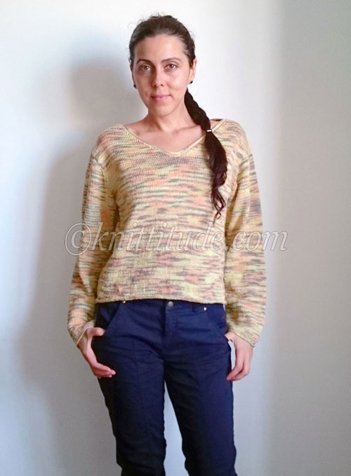 Multicolored Spring-Summer Sweater